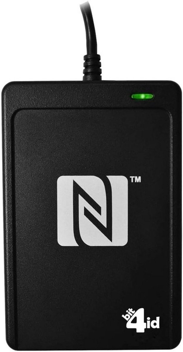 Mini NFC Kaartlezer USB Zwart met SAM-sleuf voor Veilig Gebruik