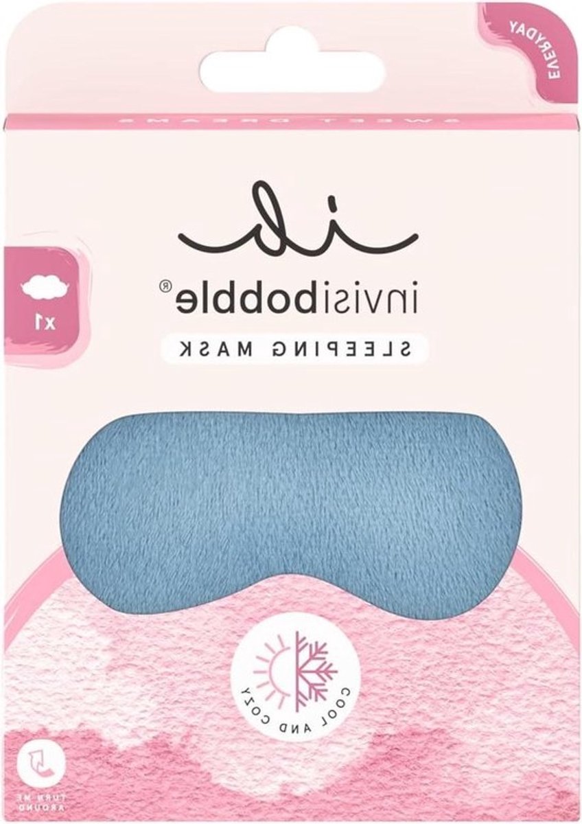 Slaapmasker - Oogmasker - Ontspannen Slapen - Verkoelend en Verwarming - 13.8 x 10.1 cm - Wit