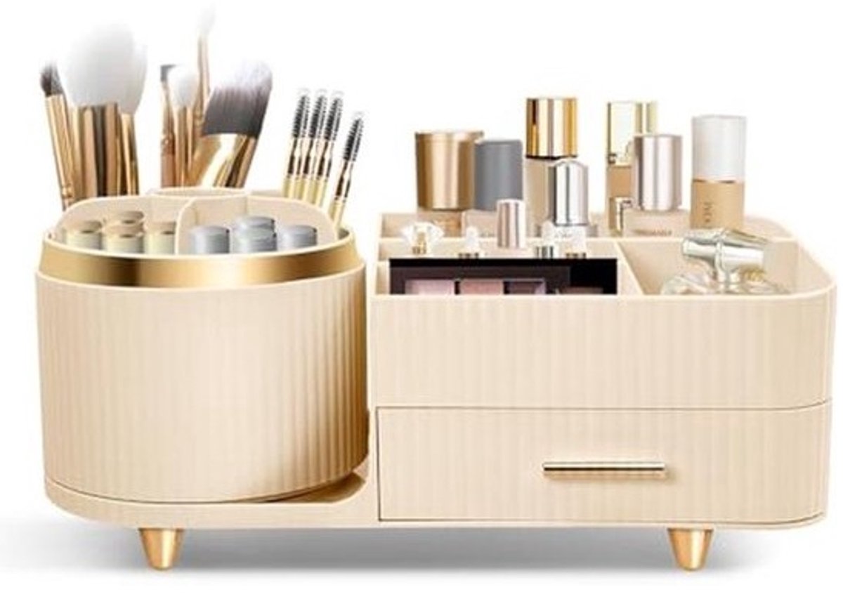 360 Graden Draaibare Cosmetica Organizer - Multifunctionele Beauty Opslag voor Badkamer en Slaapkamer