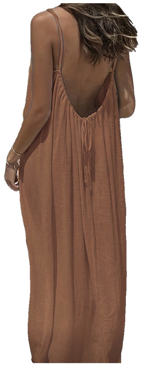 Currero Open Rug Jurk Backless Body Jurk Shirt Jurken Open Back Dress Mandarijn Mandarin