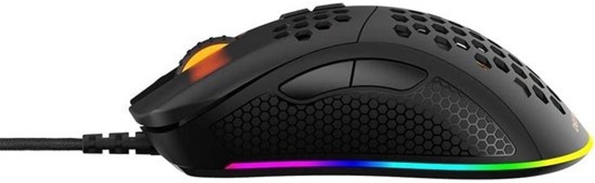 Ultradraadvrije Gaming Muis met Hoge Precisie 6400 DPI en RGB Verlichting