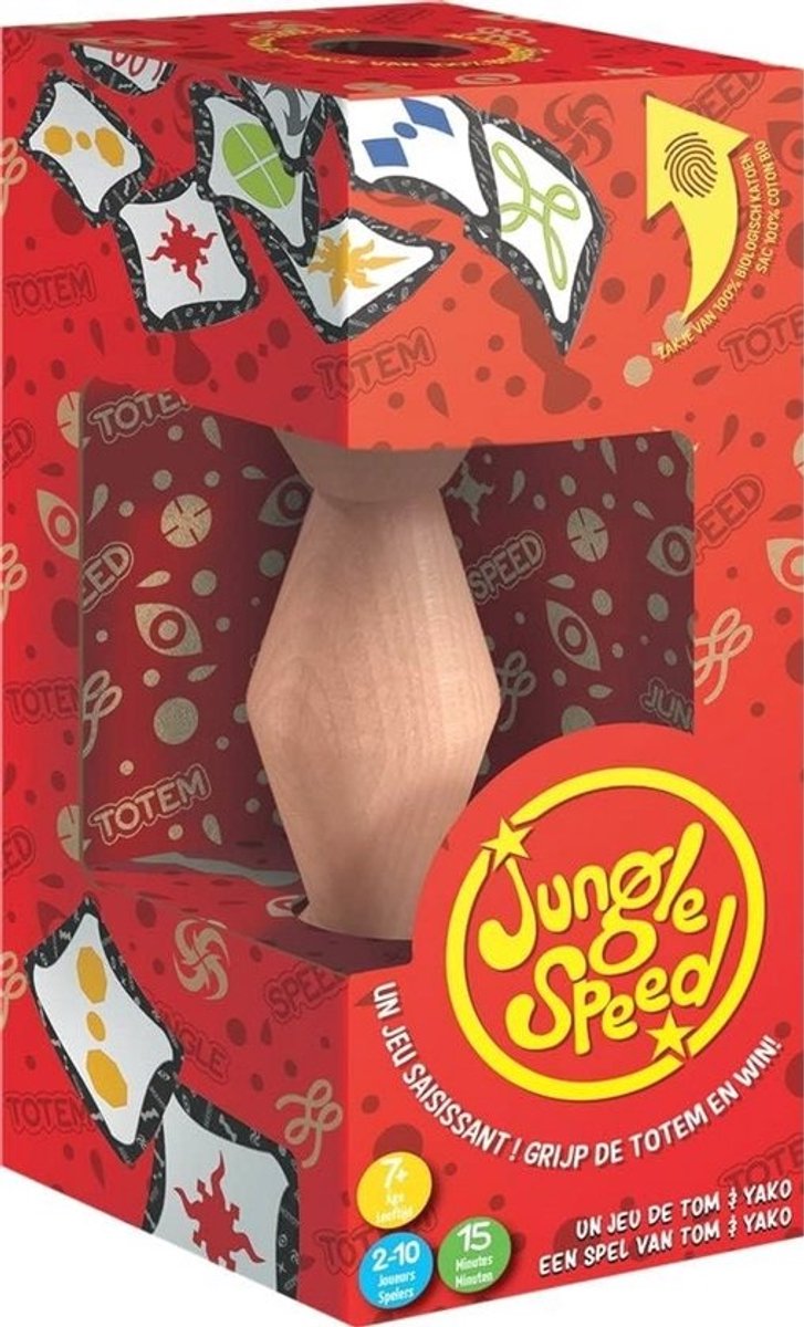 Jungle Speed Eco-Pack - Snelheid & Observatie Spel voor 2 tot 10 Spelers - Geschikt vanaf 7 Jaar - Partygame