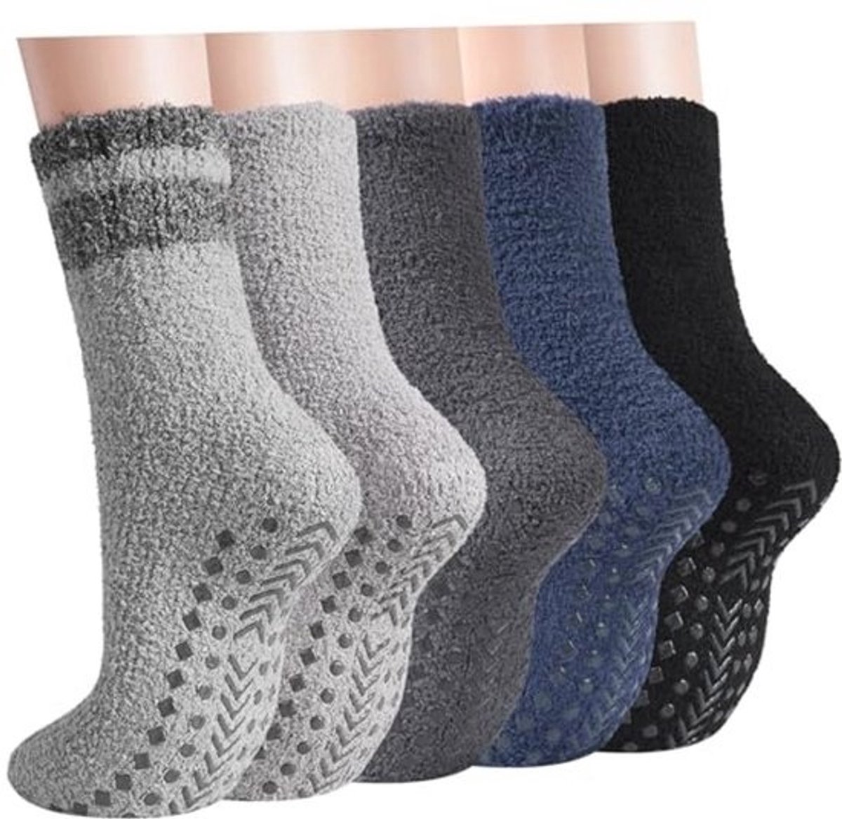 Warme antislip sokken voor dames en heren - Dikke wintersokken voor binnen