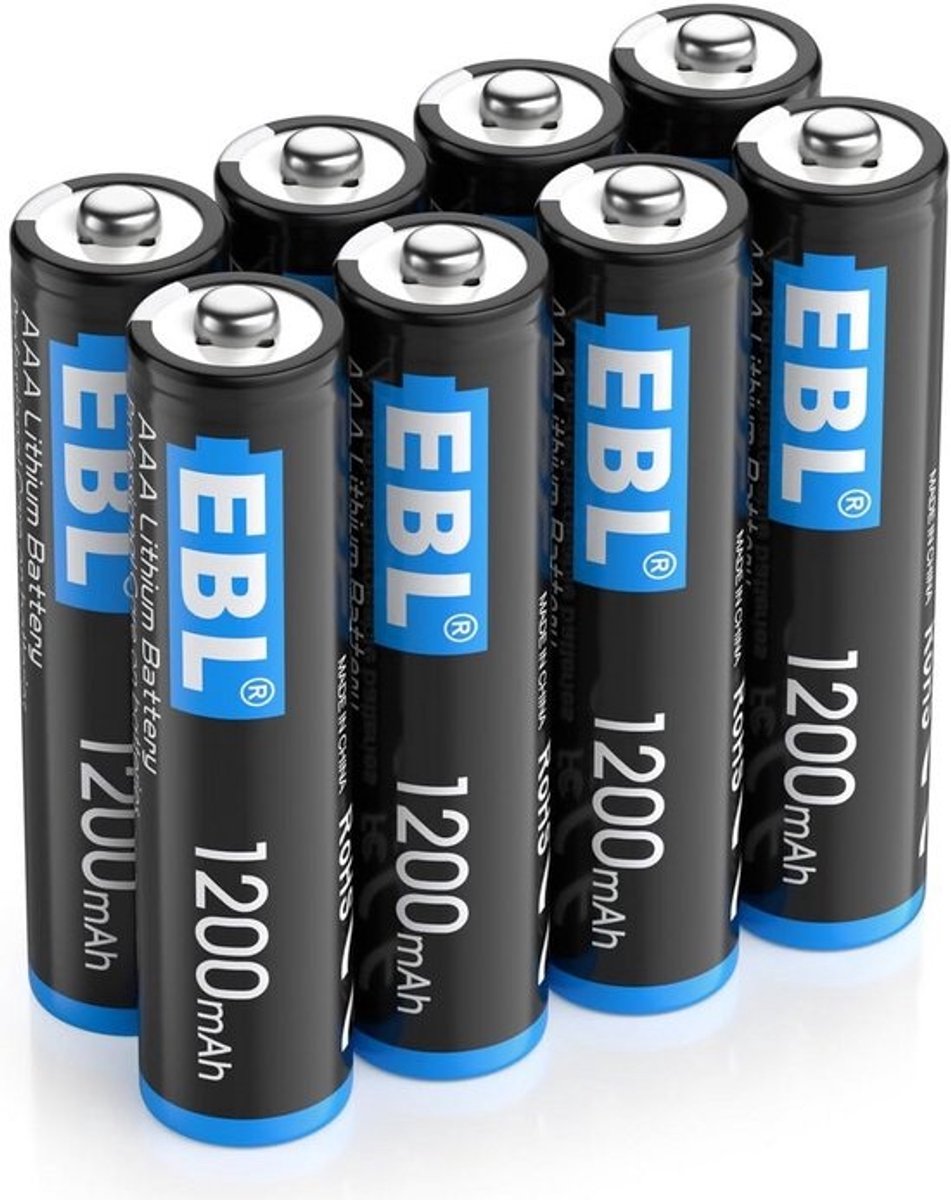 Lithium batterij AAA - niet oplaadbaar, 1,5 V, 8 stuks voor sport en outdoor