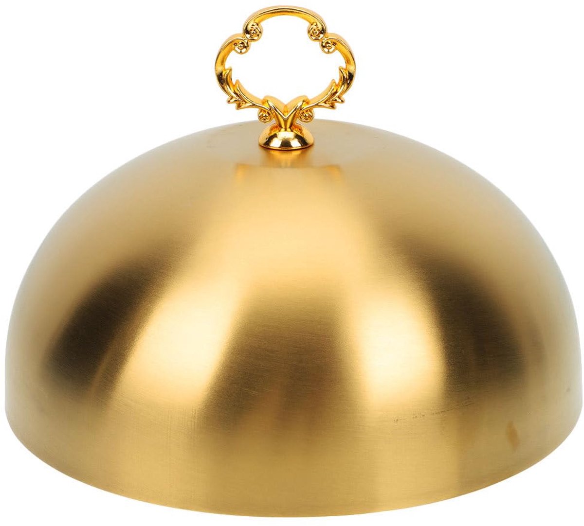 Roestvrijstalen Steakglocke - Anti-spatbescherming en voedselafdekking - Voor Keuken en Restaurant - Goud Ø 22,5 cm