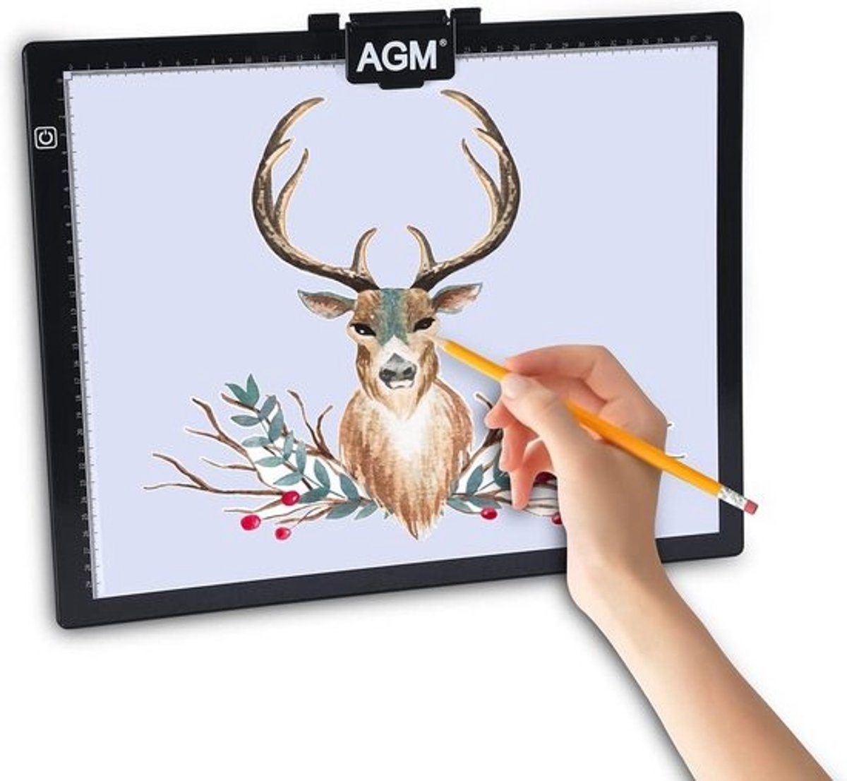A3 LED lichtpad met instelbare helderheid en USB-kabel voor tekenen en schetsen