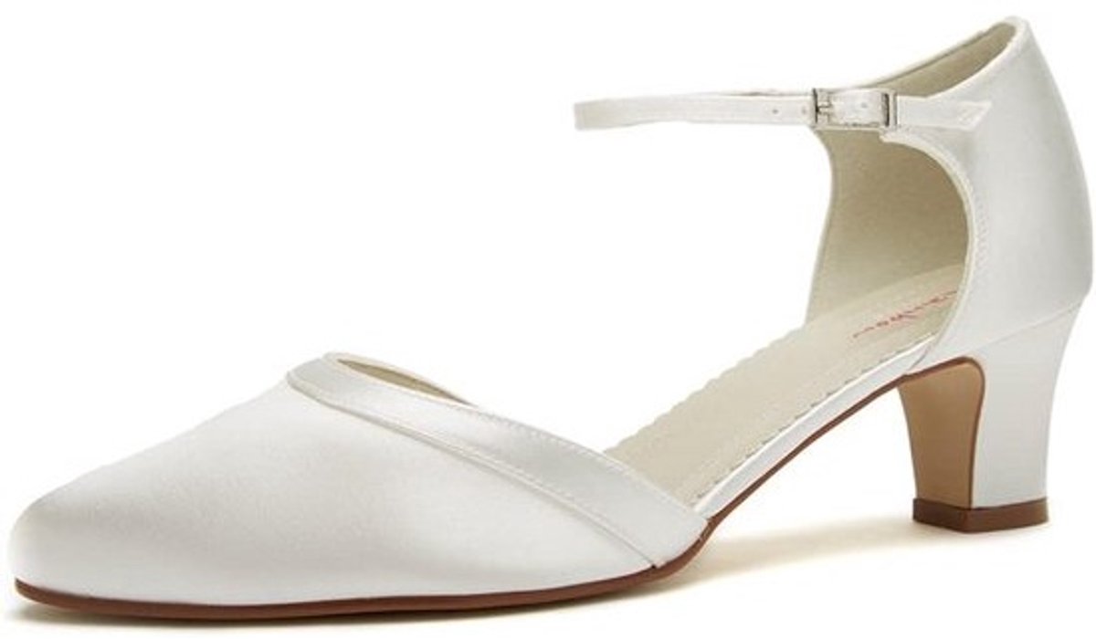Comfortabele Bruids Pumps met Elegante Open Zijkanten