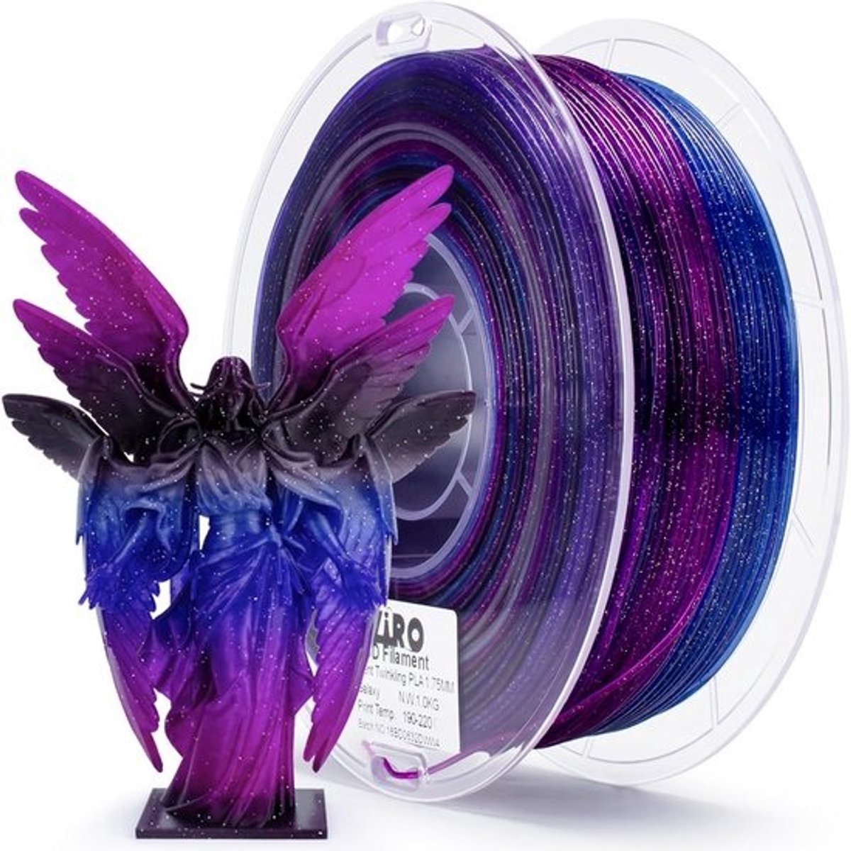 Kleurveranderend Twinkeling PLA Filament 1.75mm 1kg voor 3D Printers - Multicolor 3D Printing Material