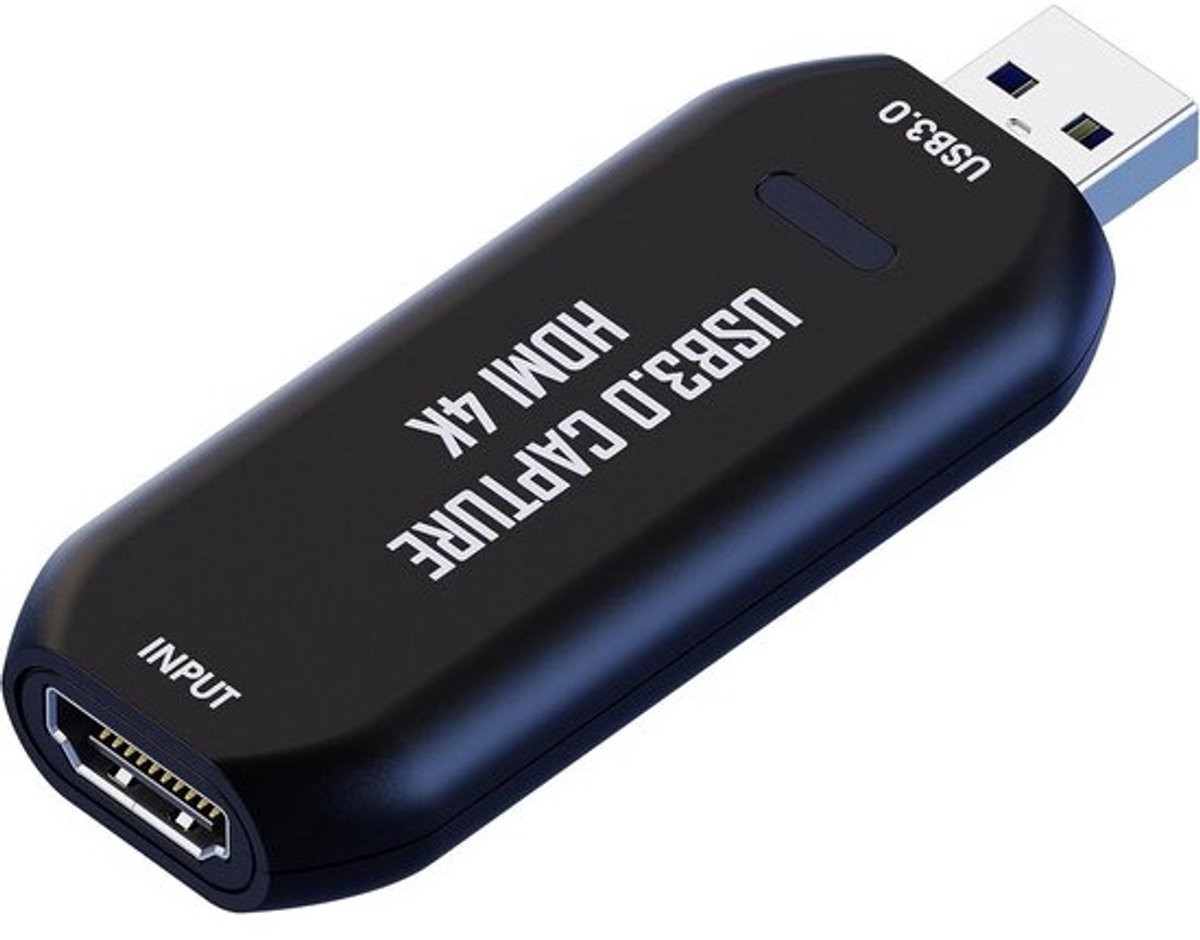 USB 3.0 HDMI Capture Card voor DSLR en Actiecamera - Streamen en Opnemen in 4K