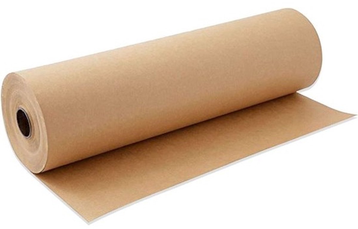 Gerecycled Kraftpapier Rol voor Verpakking en Ambachten - 12" x 100 Ft
