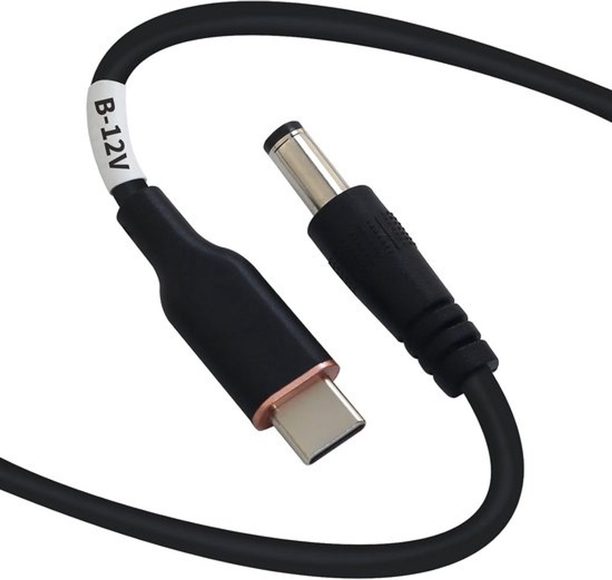 USB Type-C PD naar DC stroomkabel 5.5x2.1 mm - 12V 3A 1.2m - geschikt voor snelladen