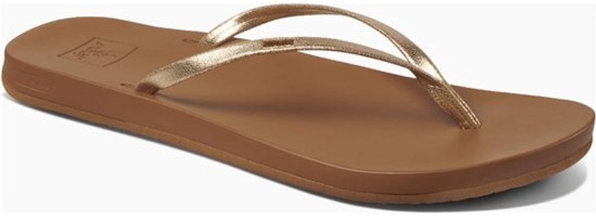 Dames Kussen Slim Flip Flops met geborduurd detail