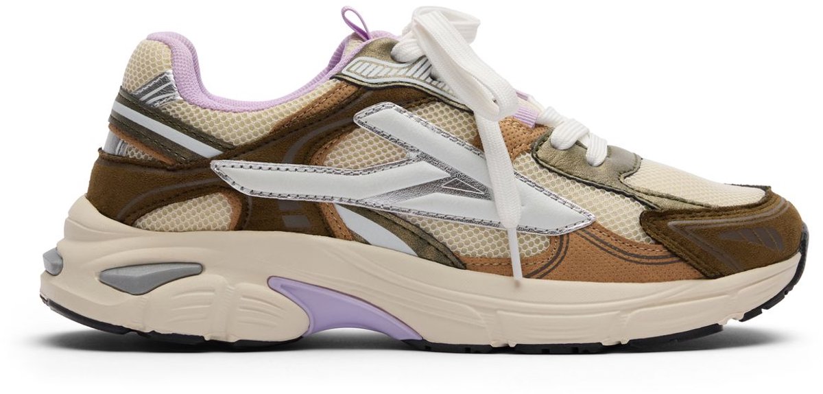 Sacha - Dames - Groene sneakers met multicolor details - Maat 39