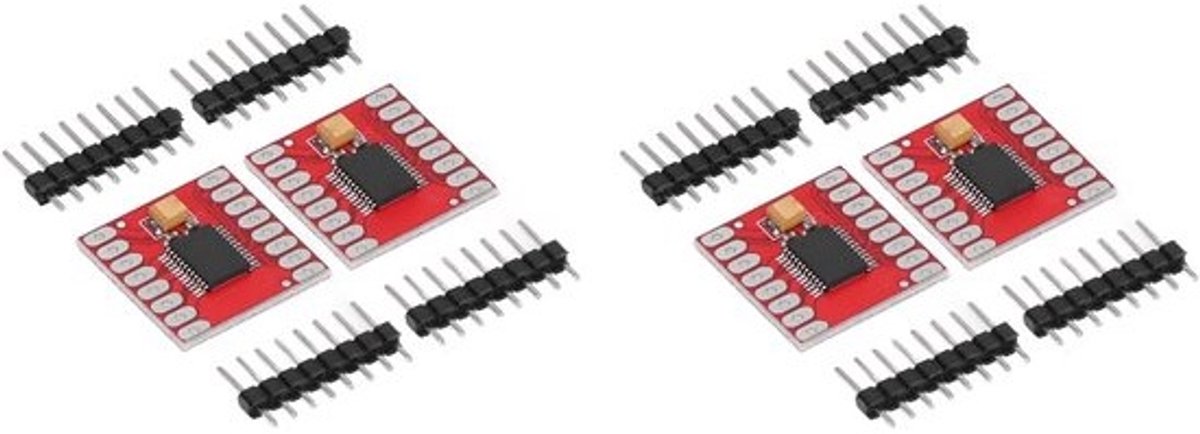 Dubbele H-brug Motor Driver Module voor DC en Stapmotoren - 4 Stuks