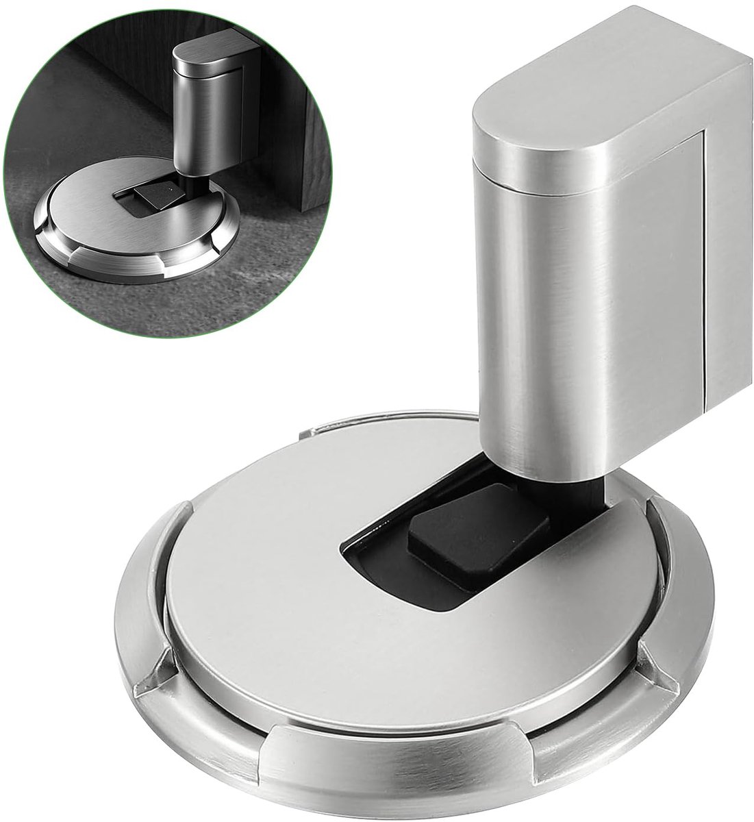 Zware Deurstopper - Magnetisch Zelfklevend Zonder Boren - Voor Vloer en Wand