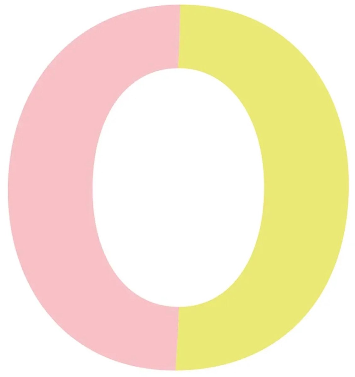 Lilipinso muursticker Happy letter O