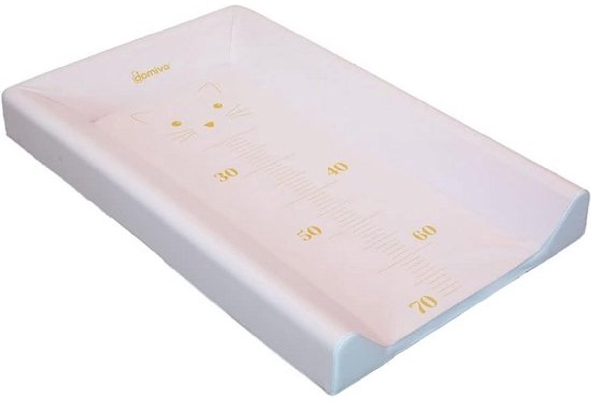Aankleedmat PVC met Hoge Rand voor Veilige en Comfortabele Luiers - 50x80 cm