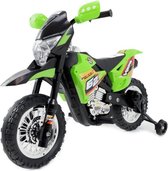 Crossmotor groen 6V, elektrische kinder motor
