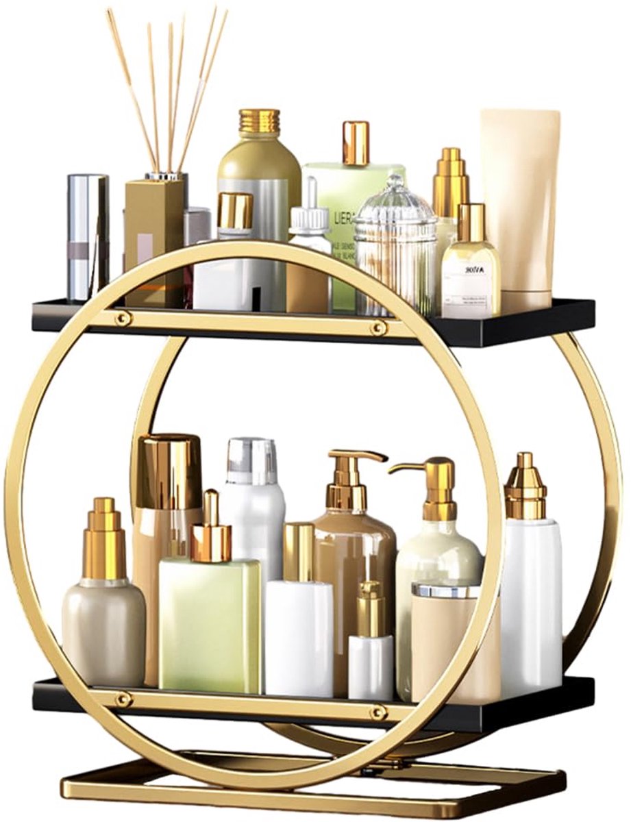 Make-up Organizer - 2-laags - Voor make-uptafel en badkamer