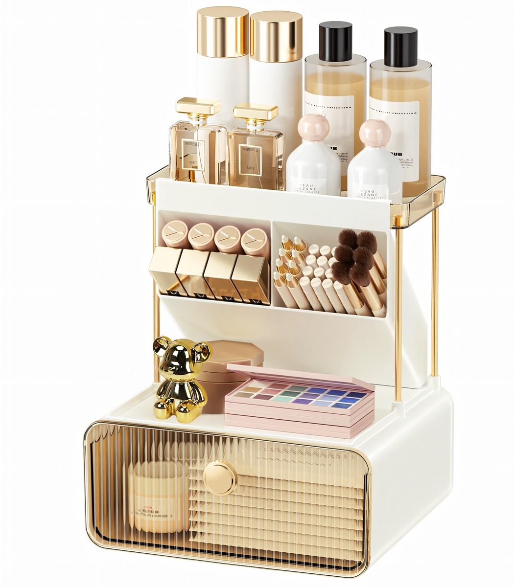 Make-up organizer - 2-laags met lades - Voor cosmetica