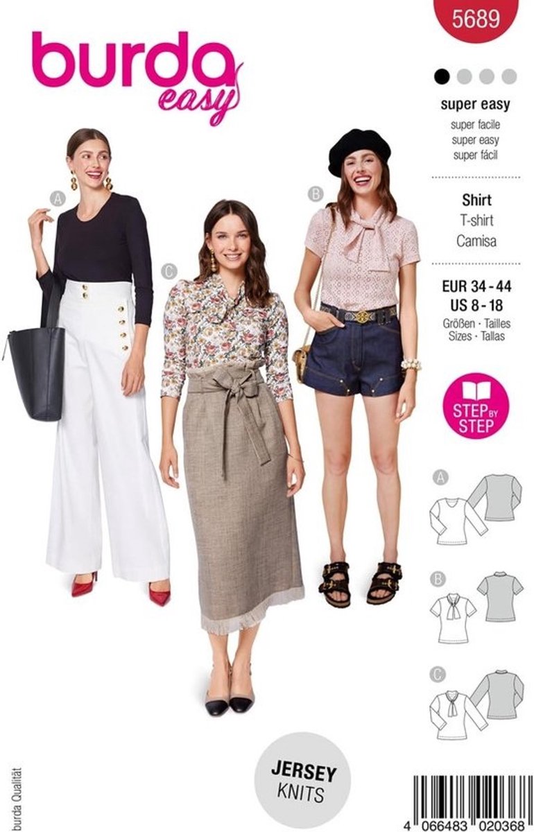 Naaipatroon voor Diversere Dames Shirts: Eenvoudig tot Elegant