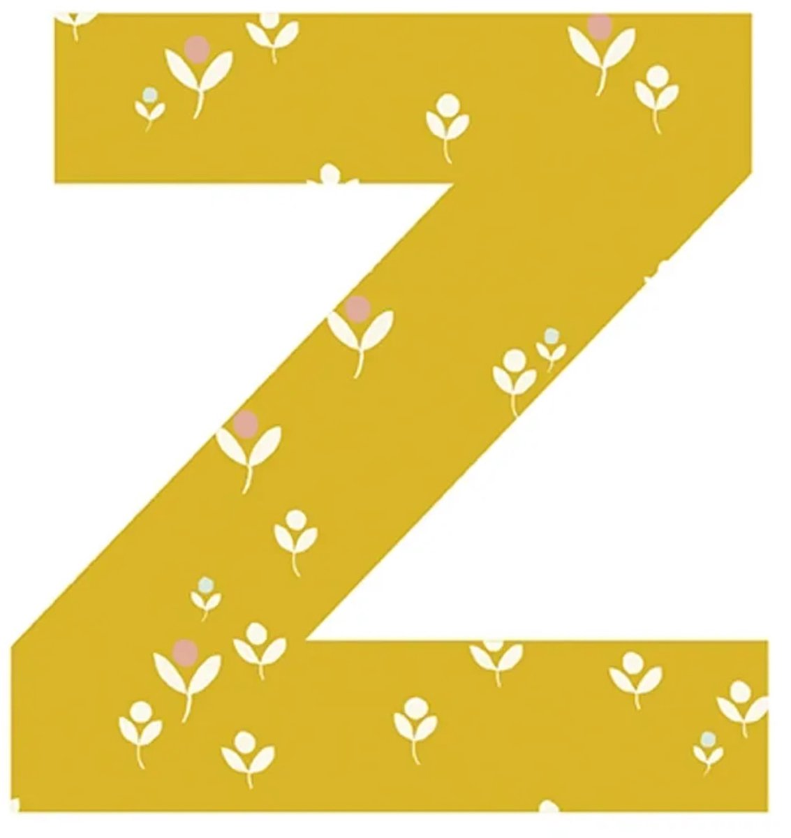 Lilipinso sticker letter gebloemd Z