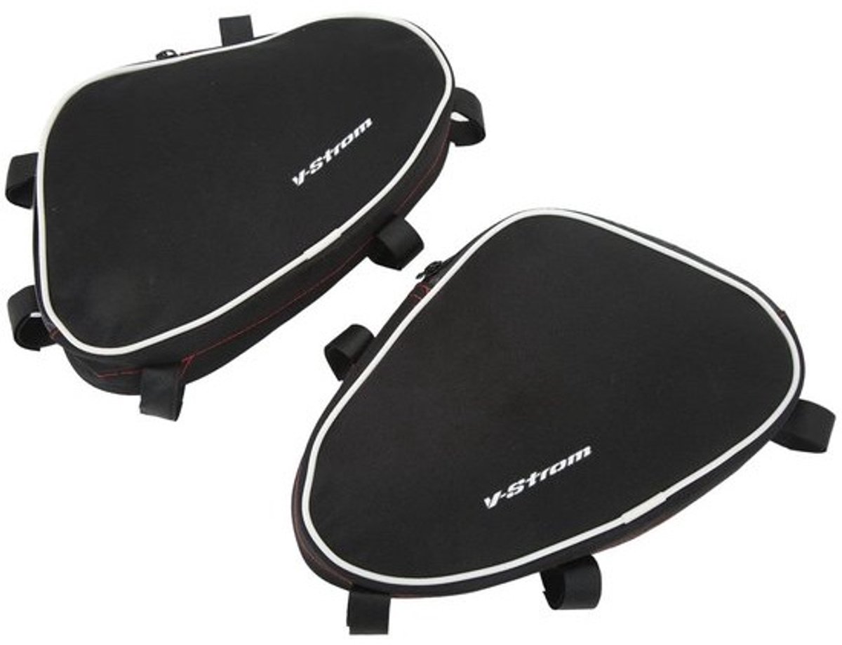 Dailygoods- Reparatietas 2 Stuks - Bumper Frame Guard Bar Tassen - Opbergtassen - Klittenbandsluitingen - Compatibel met Suzuki V-Strom DL650/DL1000 - Motorfietstas