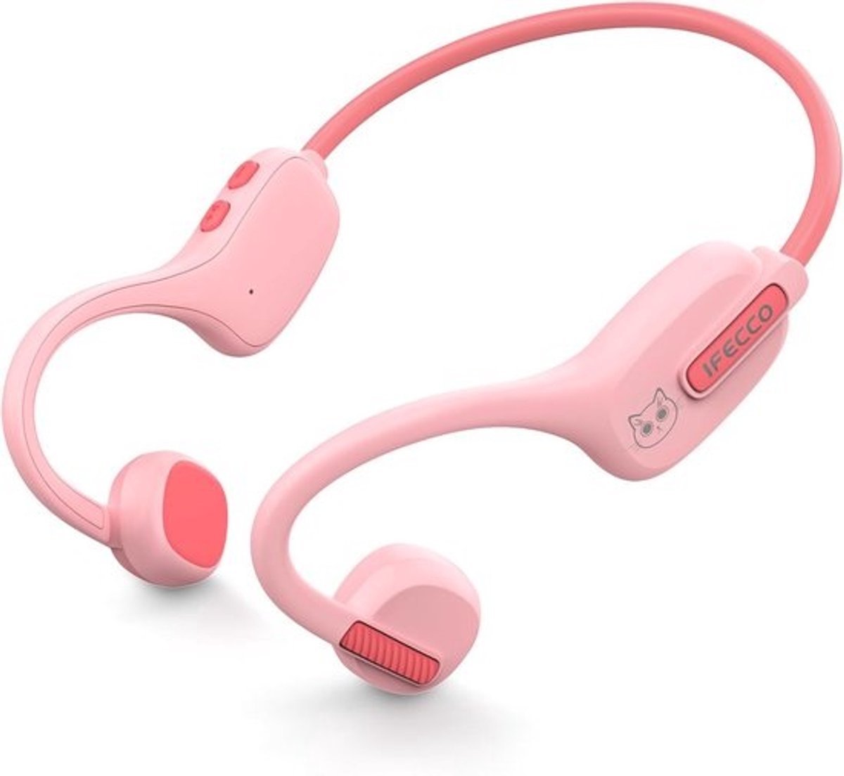 Draadloze Open Oor Hoofdtelefoon voor Kinderen - Lichtgewicht, IPX5 Waterdicht met Microfoon