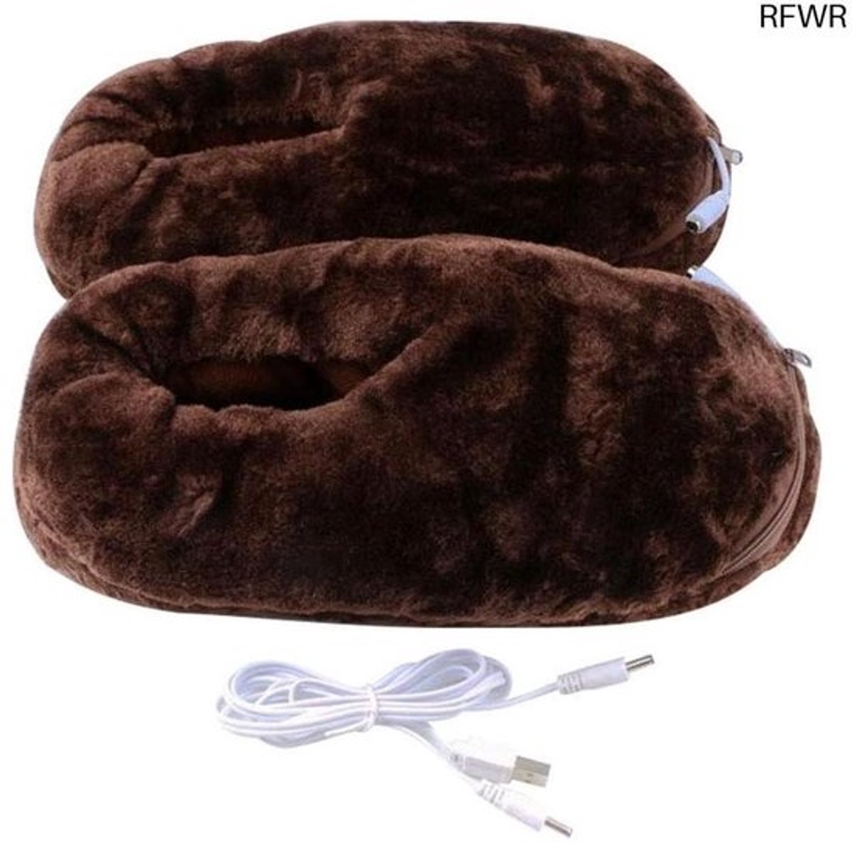 RFWR® Elektrische verwarmde schoenen voor winter - Zachte en comfortabele pantoffels