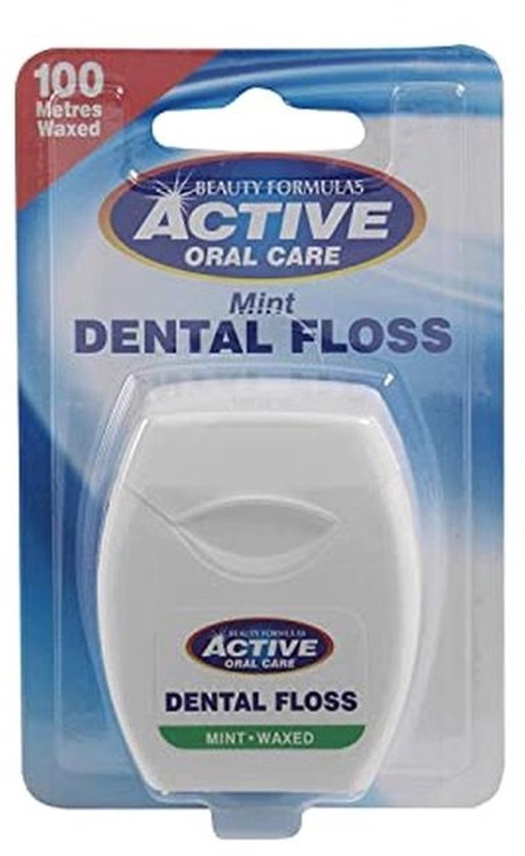 Actieve Munt Waxdraad 100M – Flos voor een Frisse Adem