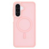 imoshion Hoesje - Geschikt voor Samsung Galaxy A27 (5G) - Color Guard Backcover met Magnetische Ring - Lichtroze