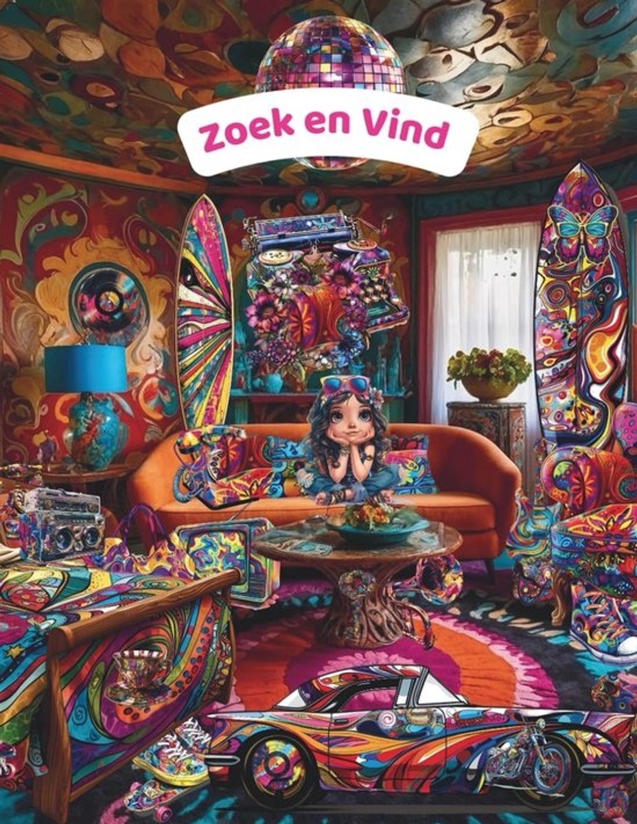 Zoek en Vind Boek - Zoekboek Objecten - Ontspanning Concentratie - Rustgevend Puzzelplezier - 21.59 x 27.94 cm