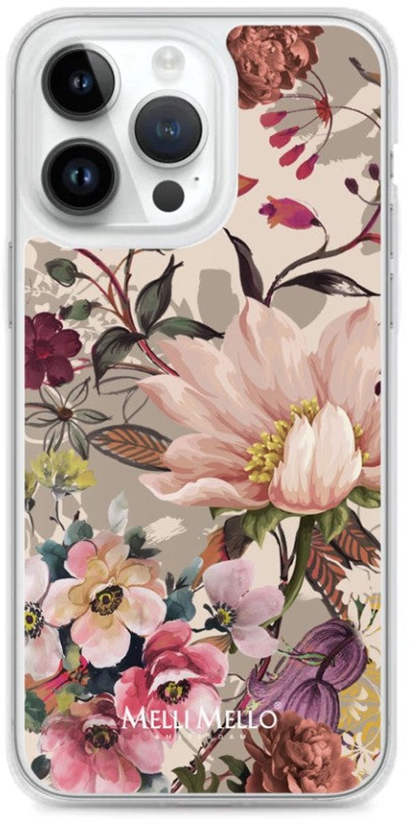 Melli Mello Telefoonhoesje Vintage Palm (Soft case) - Apple iPhone 14 Pro Max