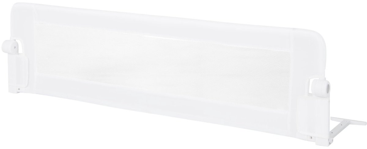 SureDeal® - Bedhekje - Bescherming Opklapbare Veiligheid - Peuters Kinderen Baby - 150x40,5x42 cm - Wit