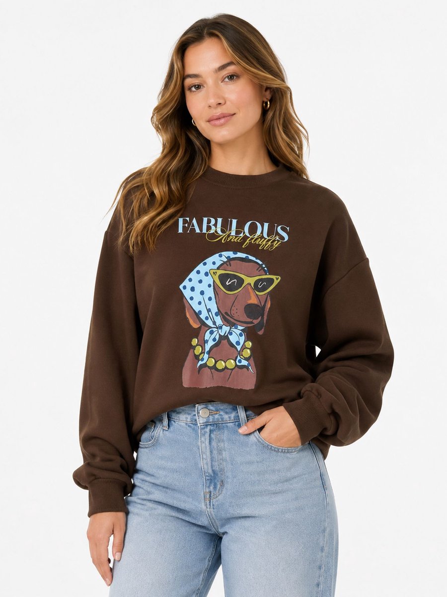 Ydence Sweater Fabulous And Fluffy Brown