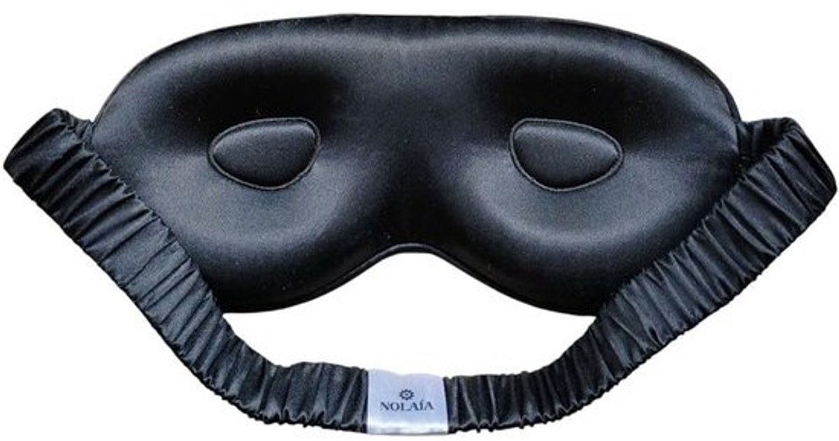 3D nacht Slaapmasker - reizen vervoer dutje mediation - 100% natuurlijke zijde - zacht - anti-licht - ideaal voor wimperextensions
