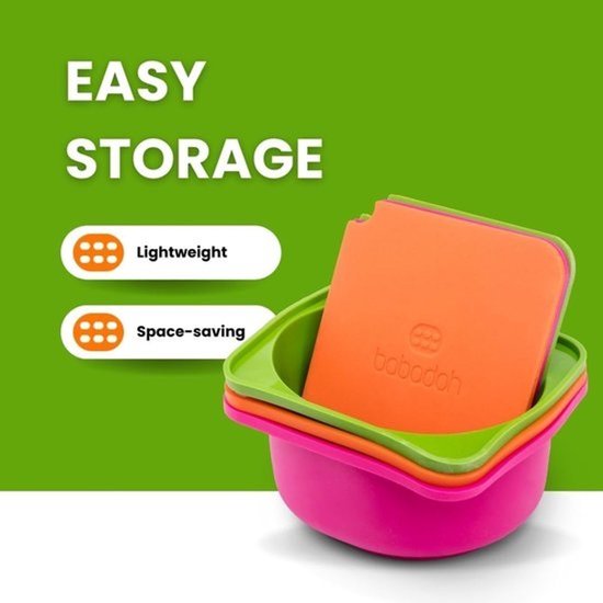Pizzadeeg Containers - Proofing Bakjes - Pizza Maken - Set van 6 - 135 x 122 x 64 cm — afbeelding 3