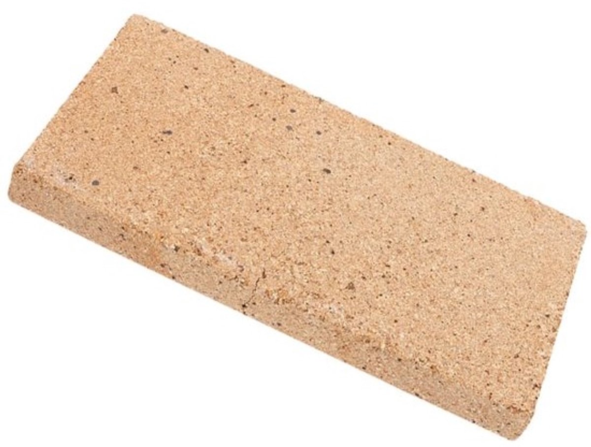 Vuurvaste Steen - Brandwerend Blok - Kachel Isolatie - Hittebestendig Materiaal - 23x11.4x2 cm - Lichtbruin