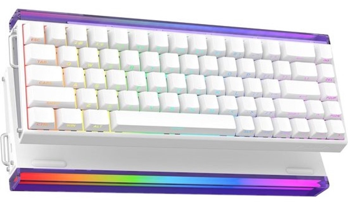 Magnetisch Gaming Toetsenbord, 65% Compact, Instelbare Trigger, 8000Hz Polling, RGB
