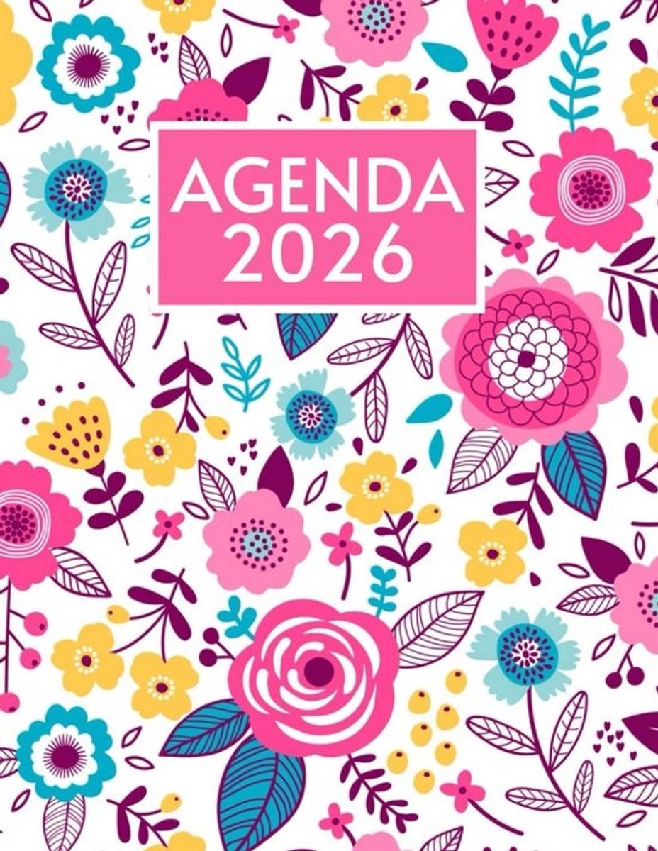 Dagagenda 2026 A4 – 12-maanden planner met dagelijkse indeling, to-do lijst en doelenplanning | Agenda 2026