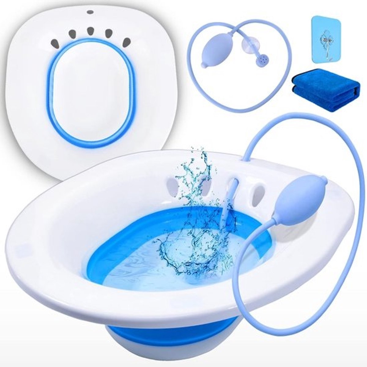 Zitbad voor Toiletzitting voor Aambeien en Postpartum Herstel