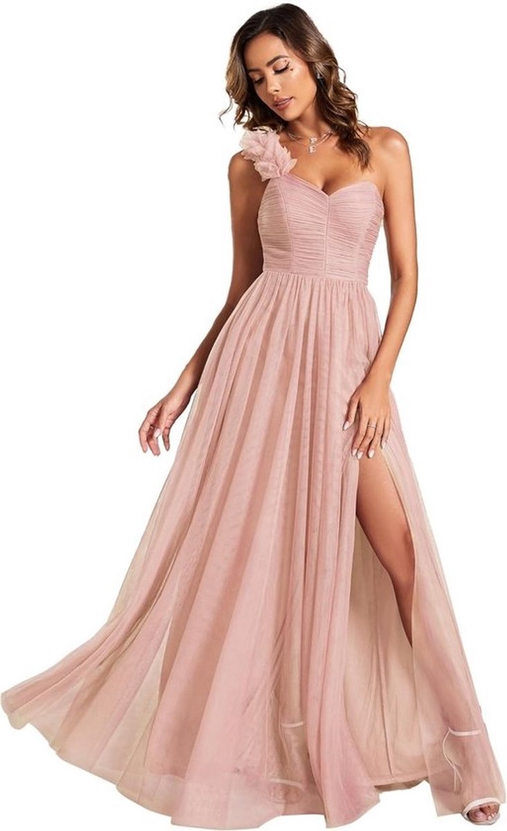 Vrouwen Maxi Avondjurk met Split Sleeveless Elegante Jurk voor Feesten en Galas