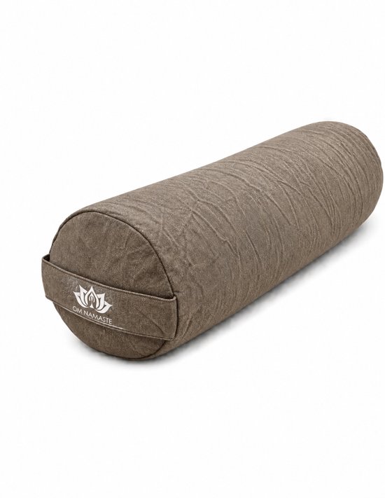Om Namaste Bolster Design Stonewash Grijs - Yogabolster van Om Namaste — afbeelding 5