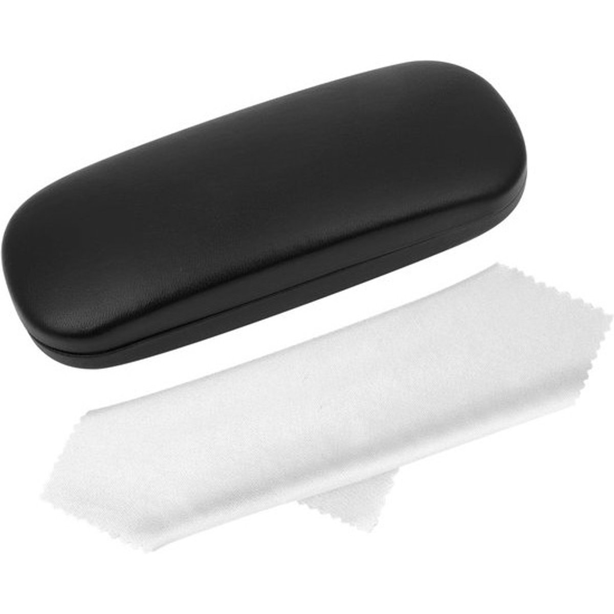Stevige Brillenkoker Hardcase met Poetsdoekje voor Zonnebrillen en Leesbrillen