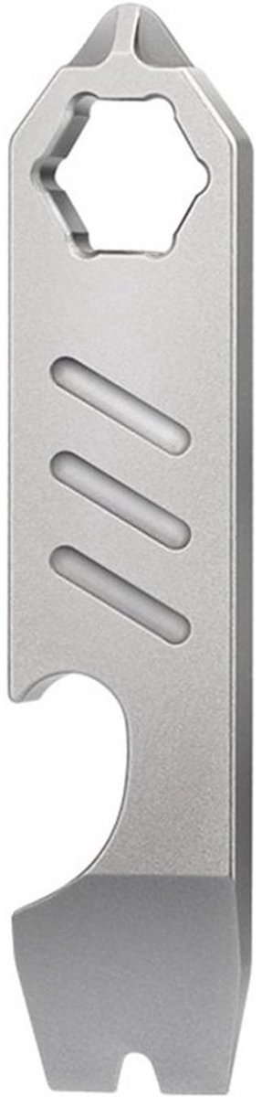 Mini Titanium EDC Pry Bar - Multitool Zakmes Flesopener Schroevendraaier Tang