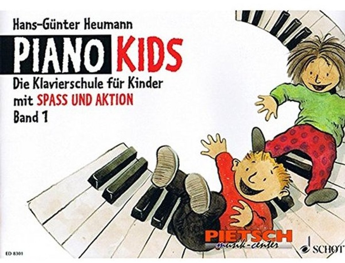 Klaviersonderwijs voor kinderen: Piano Kids 1 – stap voor stap leren spelen