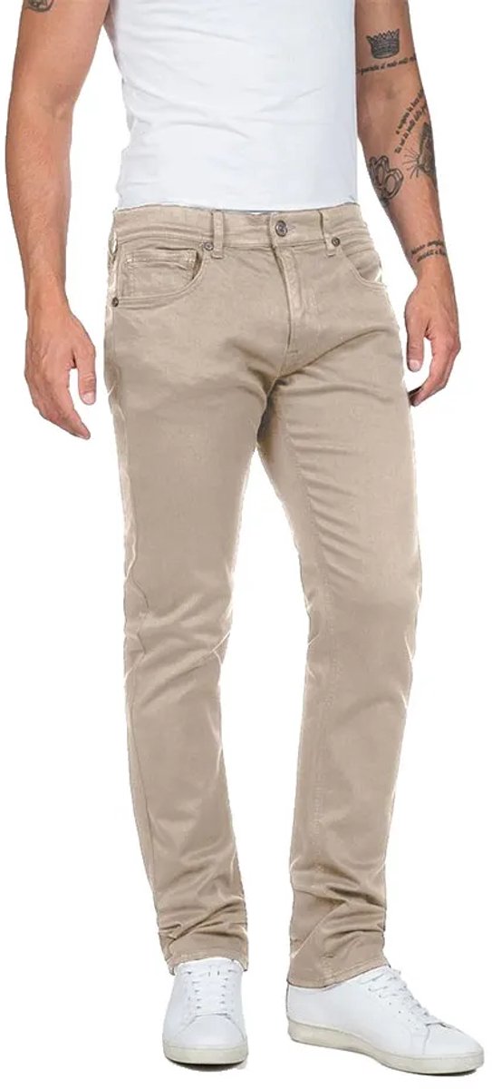 Replay Ma972e.000.8366197 Spijkerbroek Beige 32 / 32 Man