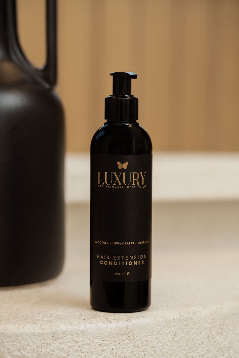 Luxury For Princess Extensions Conditioner 250ml – Hair Extensions Conditioner – Voor Extensions & Eigen Haar – Voedend, Zacht & Pluisvrij – Vegan