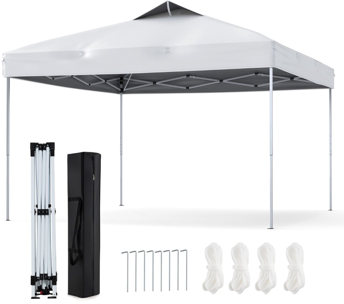 SureDeal® - Partytent - Opvouwbaar Tuinhuisje meter - Buitenevenementen - 295x295x255 cm - Wit