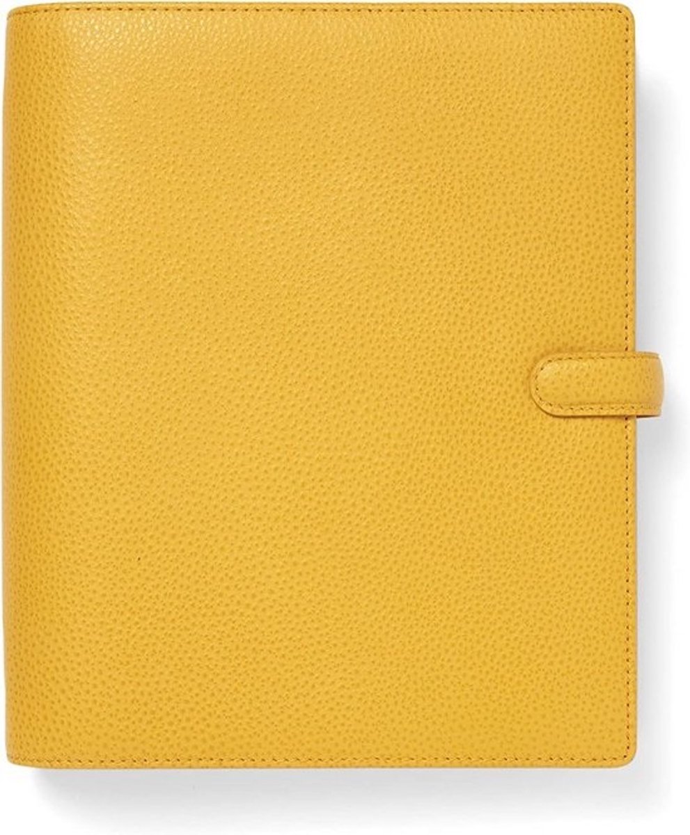 Organizer A5 Notitieboek - Tijdloos Design in Mosterd Geel